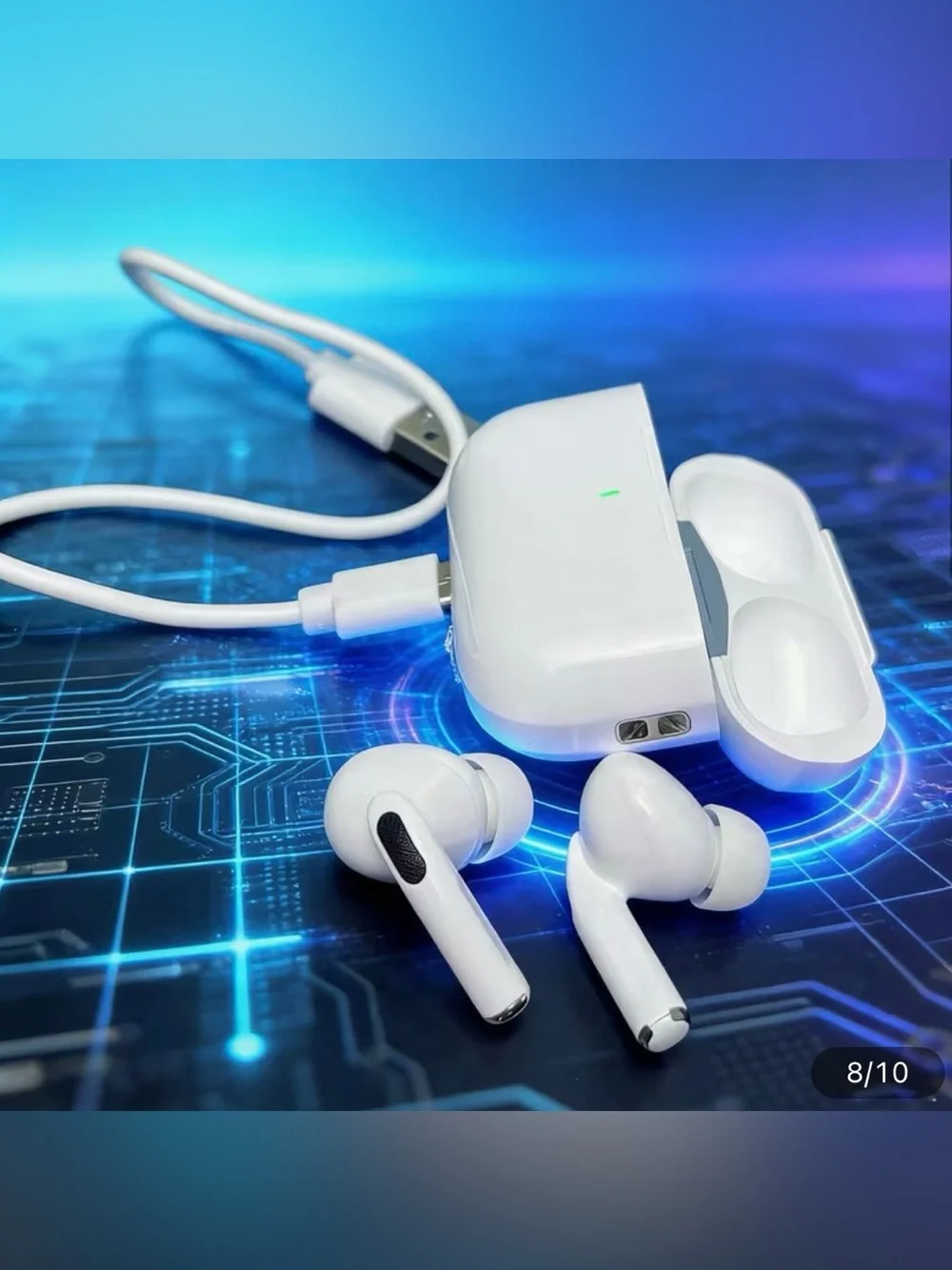 Wireless True Bluetooth Earbuds - White
